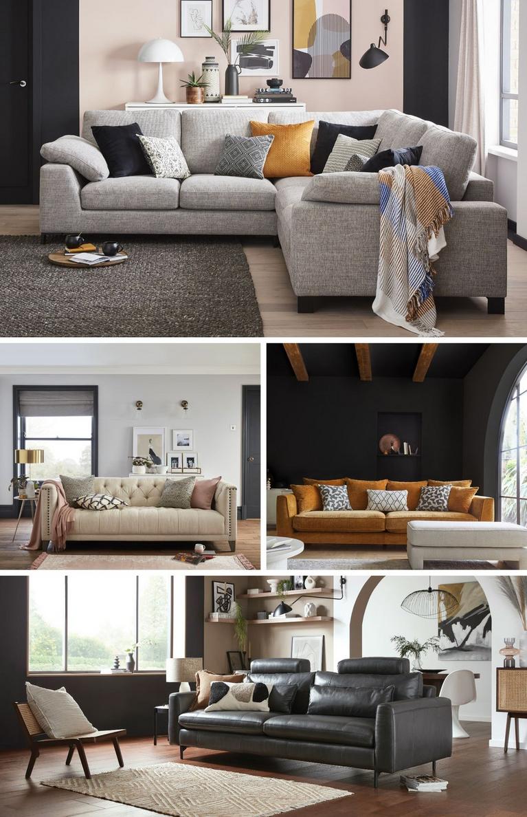 black living room ideas with euphoria sofa