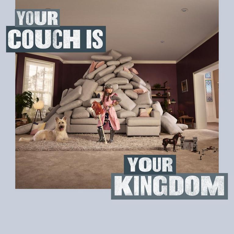 What's Your Thing DFS Campaign layla Sofa