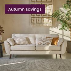 Cream sofa in neutral setting