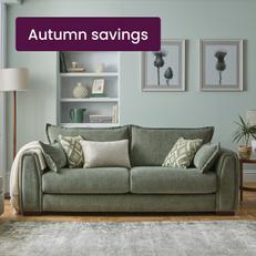 green Somerford sofa in fabric sofa category