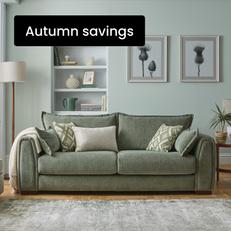 green Somerford sofa in fabric sofa category