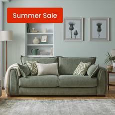 green Somerford sofa in fabric sofa category
