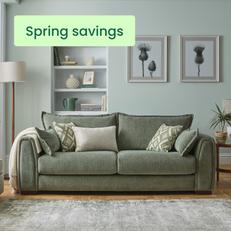 green Somerford sofa in fabric sofa category