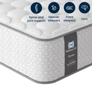 close up of a firm mattress