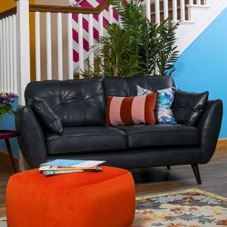 laura lynn charity with zinc leather sofa
