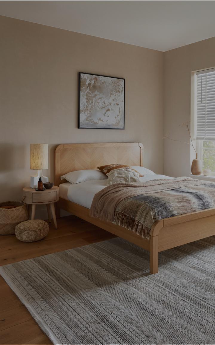 Coastal bedroom decor ideas with kellan bed