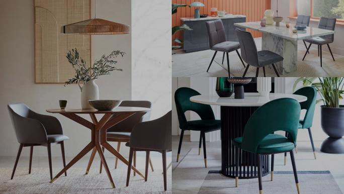 modern dining room ideas with delanna table
