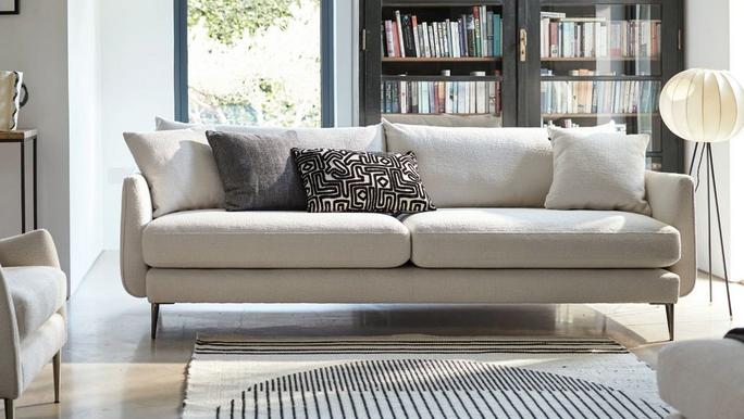 modern living room with brockwell sofa