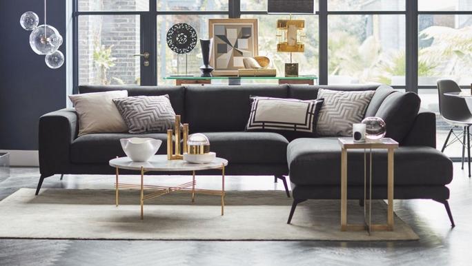 how to style a black sofa with lexia sofa