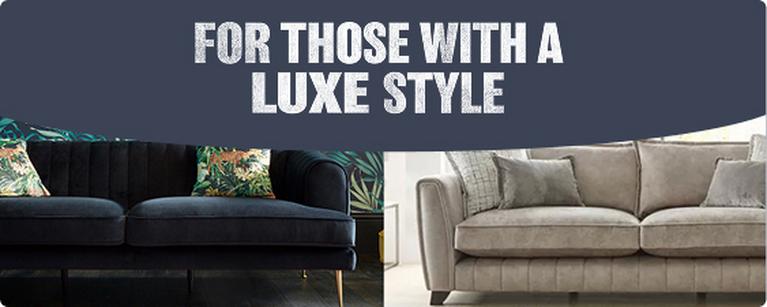 Luxe style sofas 