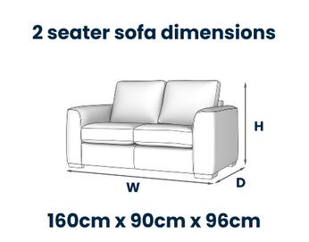 2 seater sofa dimensions