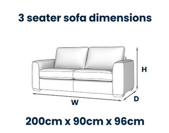 3 seater sofa dimensions