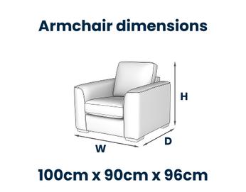 Standard armchair dimensions