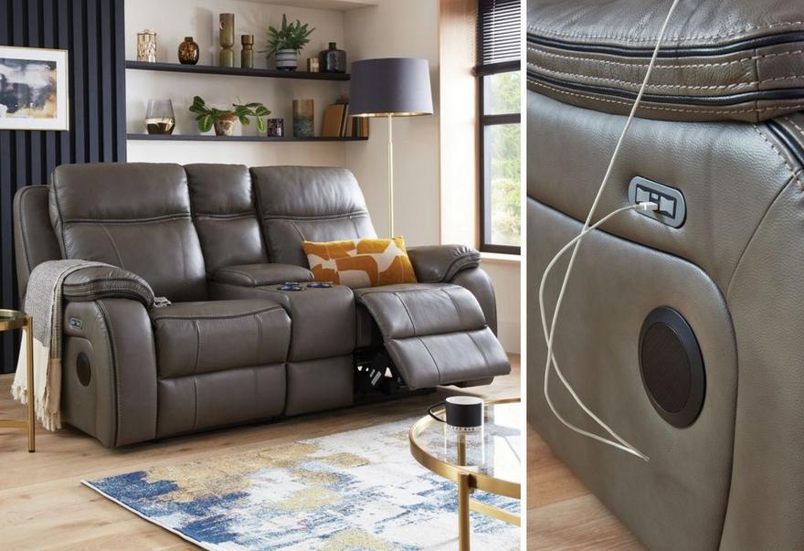 Dfs sofa with cup outlet holders