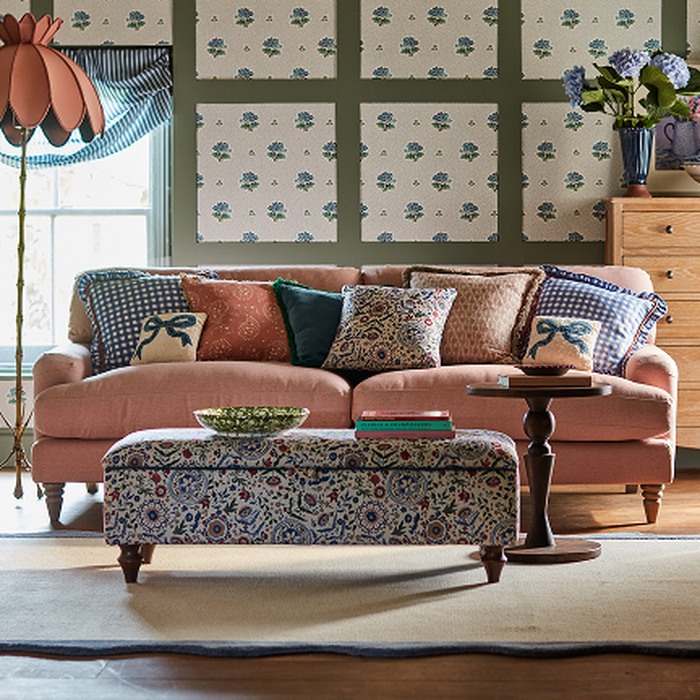 Coquette style trend with livie sofa