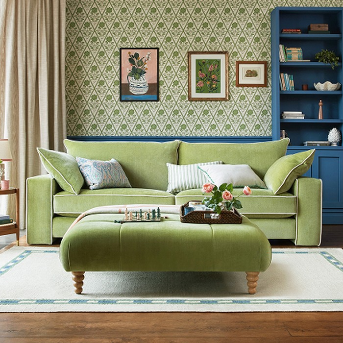 How to use pastel colours in your home with Gilmorton sofa