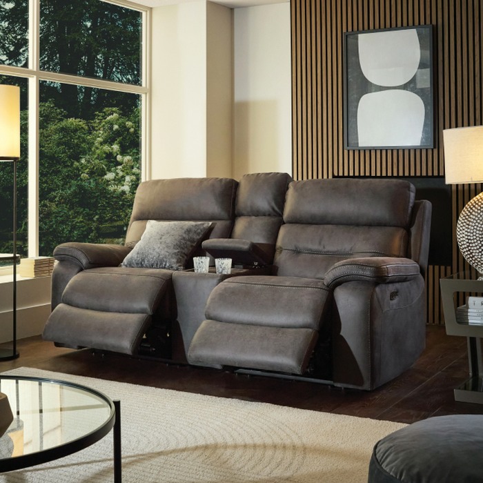 A close up of a singular reclined seat