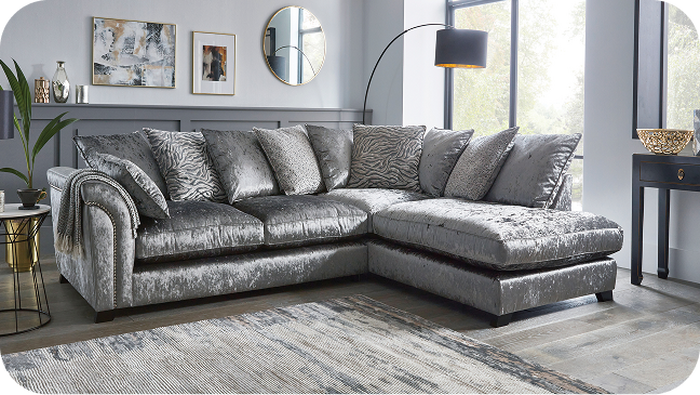 black sofa