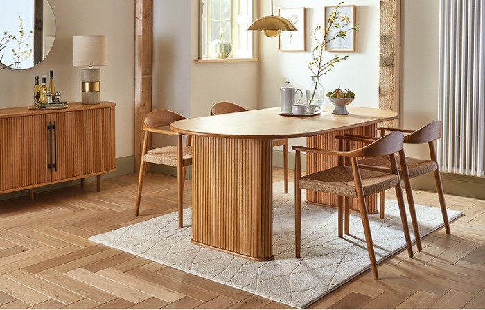 oak dining set