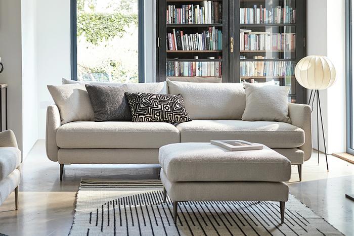 Grand Designs Brockwell Boucle 4 Seater Sofa in Natural