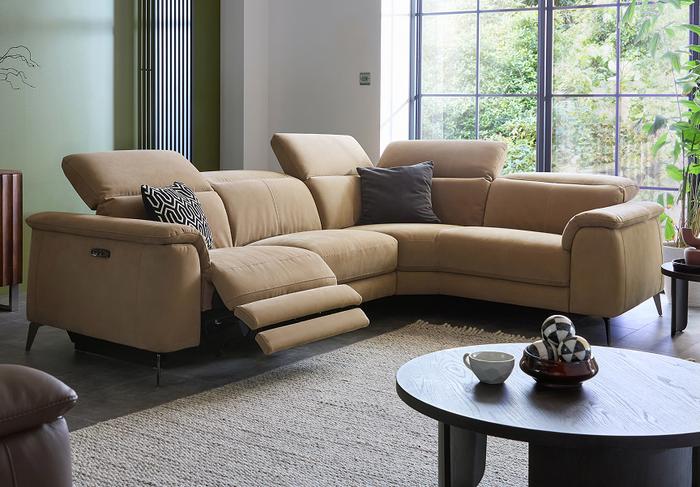 New Tahiti corner recliner in sand