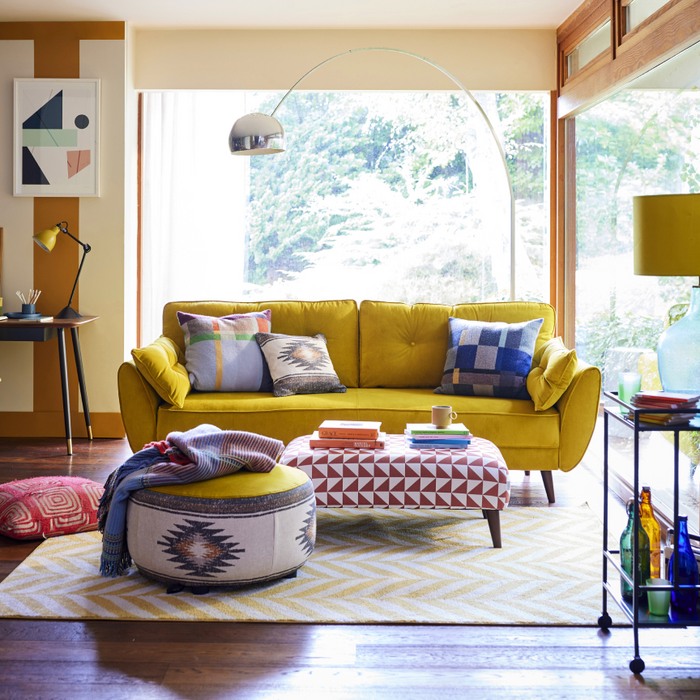 Clever money saving hacks with zinc sofa