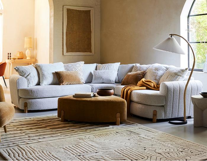 Curved sofas with Bellino sofa