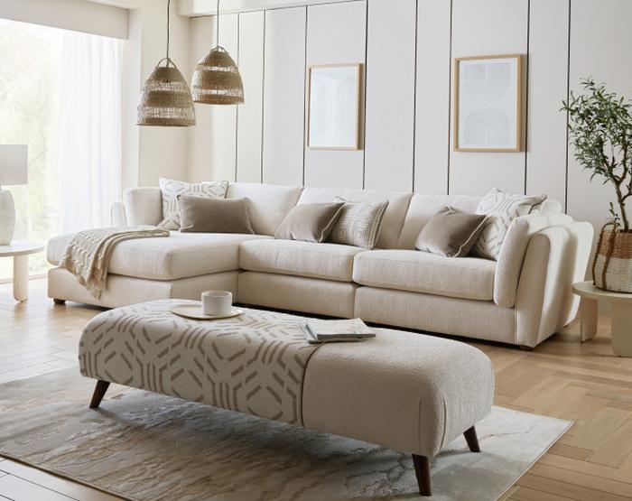 Homemover hub with Ada corner chaise in natural