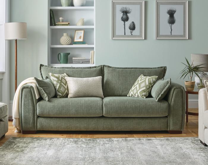 Homemover hub with Somerford sofa in sage