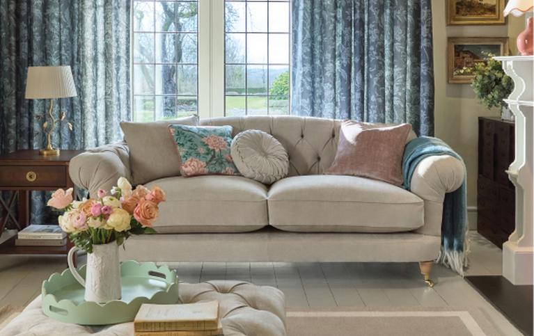 laura ashley beauly sofa in cream