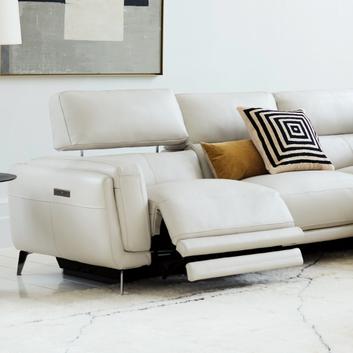 iconica leather recliner sofa
