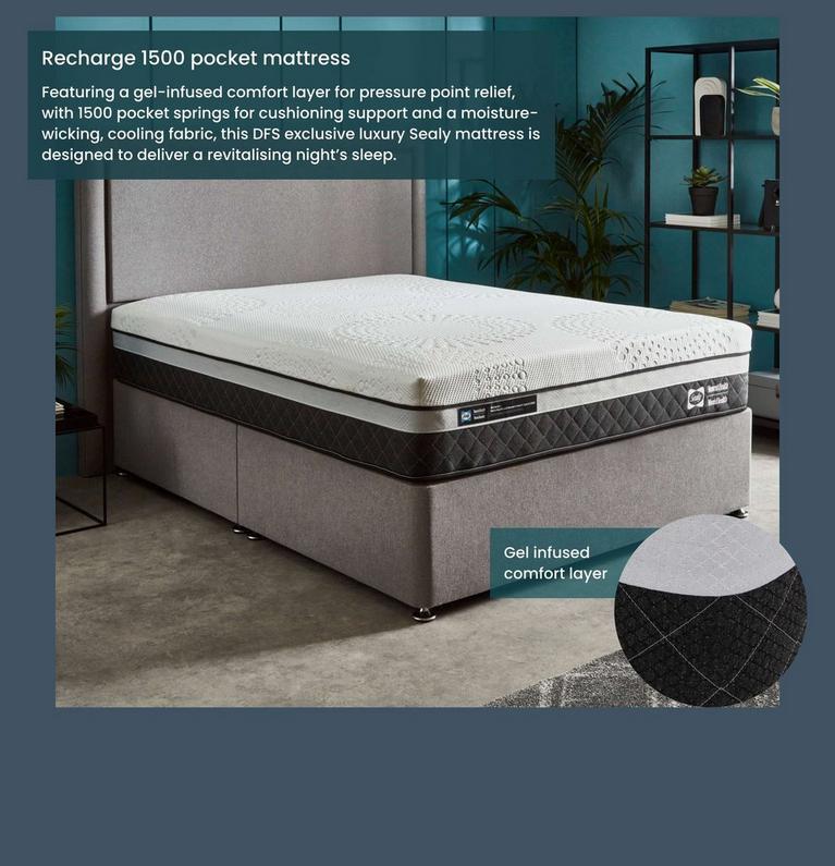 Sealy posturepedic sprung firm store ortho kingsize mattress