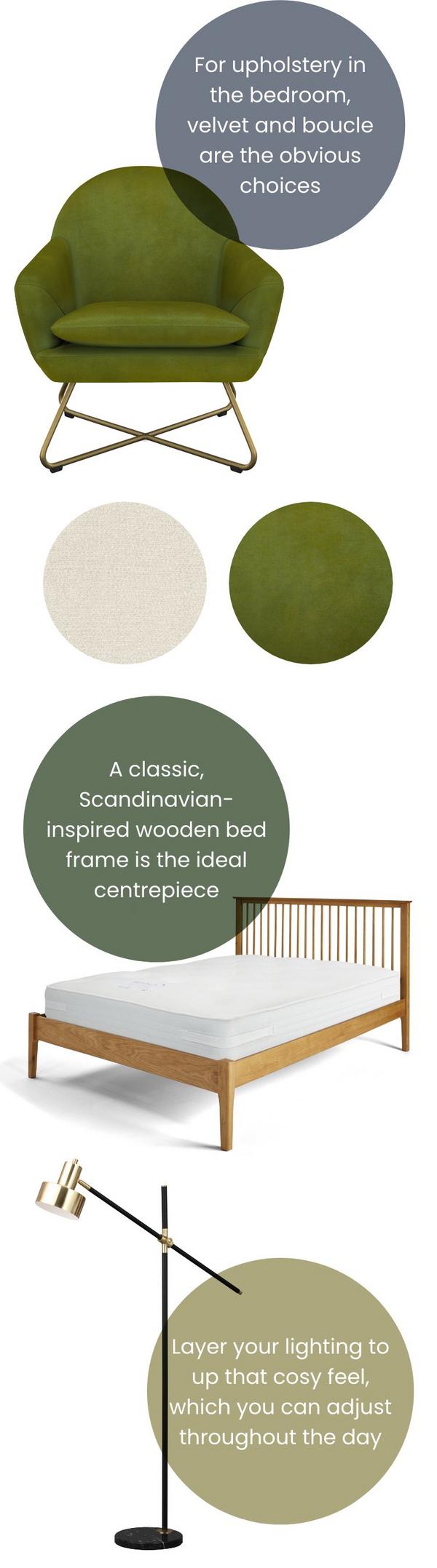 Nature Luxe Trends Page Bedroom Moodboard