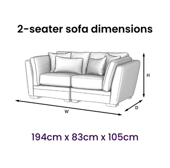 Settee size deals