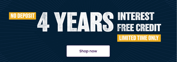 4 years interest free credit