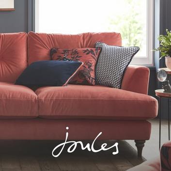 joules scatter cushions on patterdale sofa