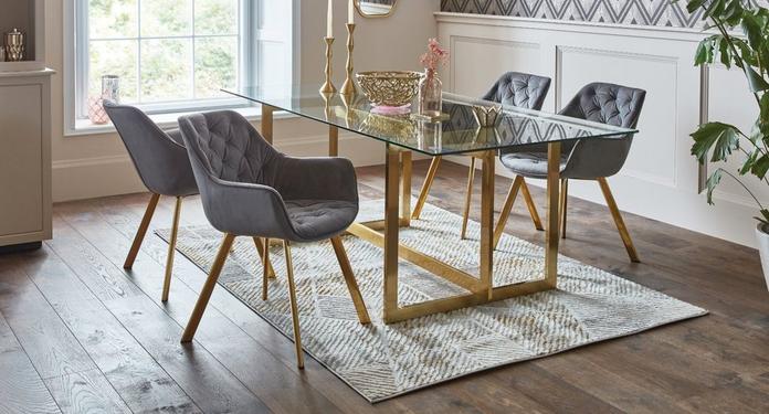 Dfs marble store dining table