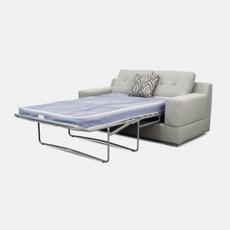 Light grey pull out sofa bed