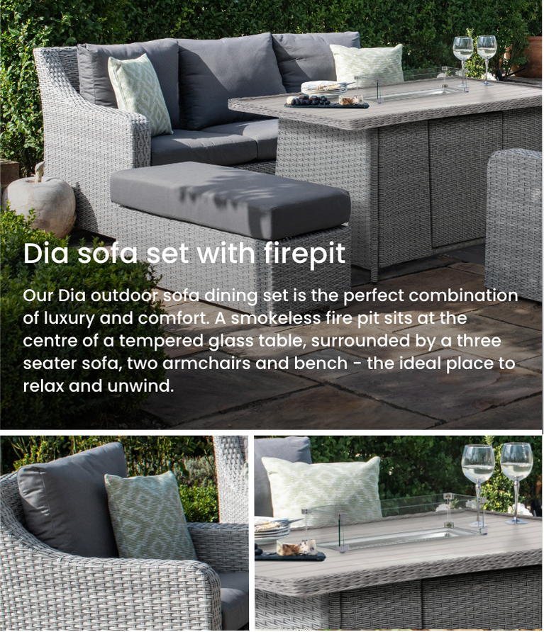 outdoor furniture buying guide dia garden sofa with firepit