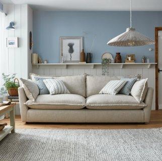 Country style deals corner sofa