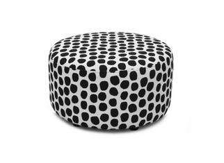 Honey Pattern Round Footstool Dot