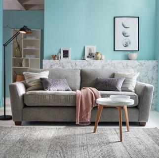 DFS Velvet Sofa - Darcy From The House Beautiful Collection