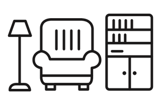 Sofa measuring guide remove obstacles