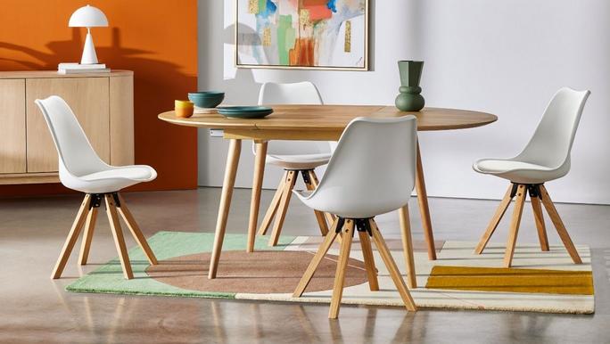 Affordable dining tables with Nori dining table and Rae dining chair