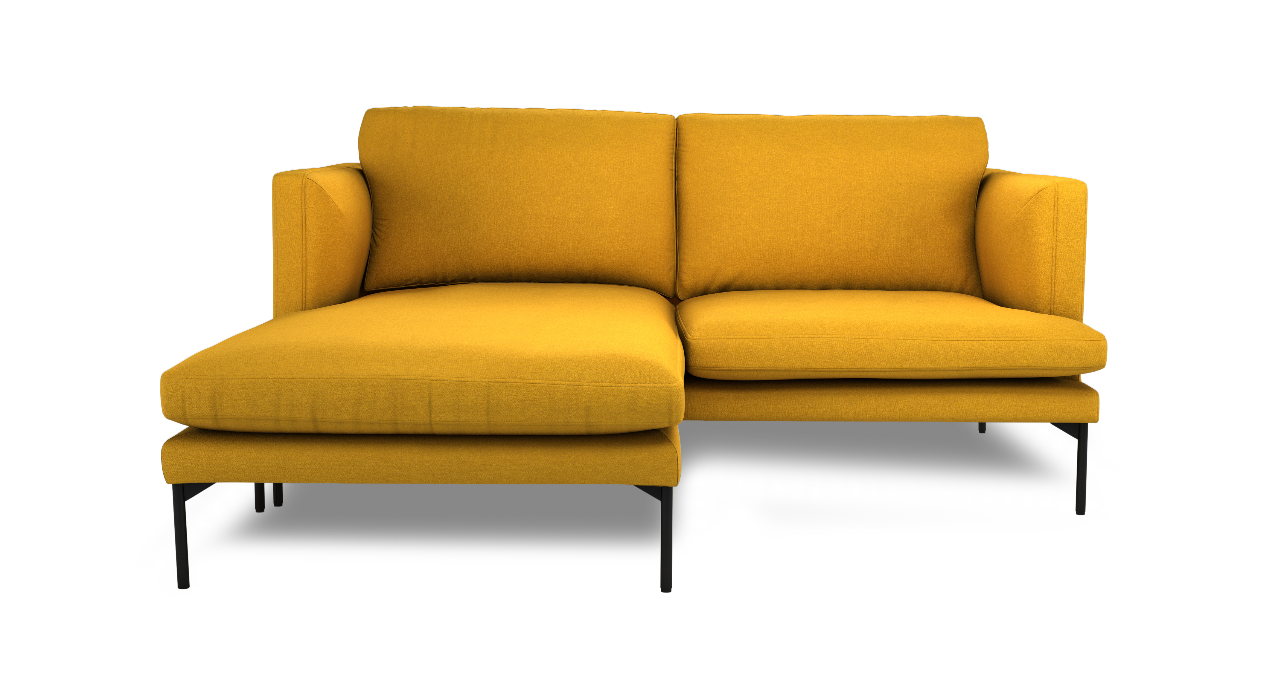 Tom corner sofa in mustard