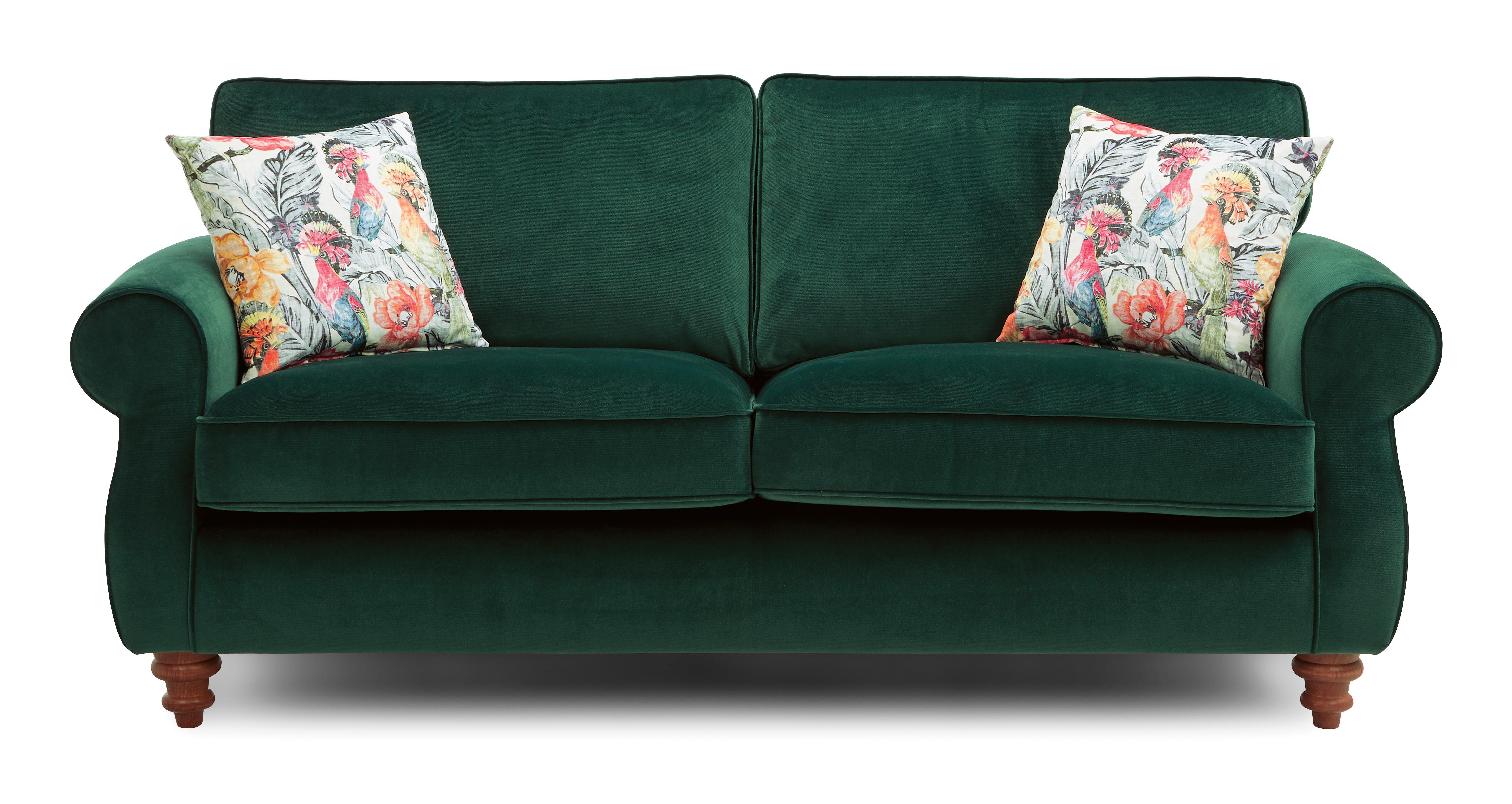 Acapulco 3 Seater Sofa Abbey Velvet Dfs