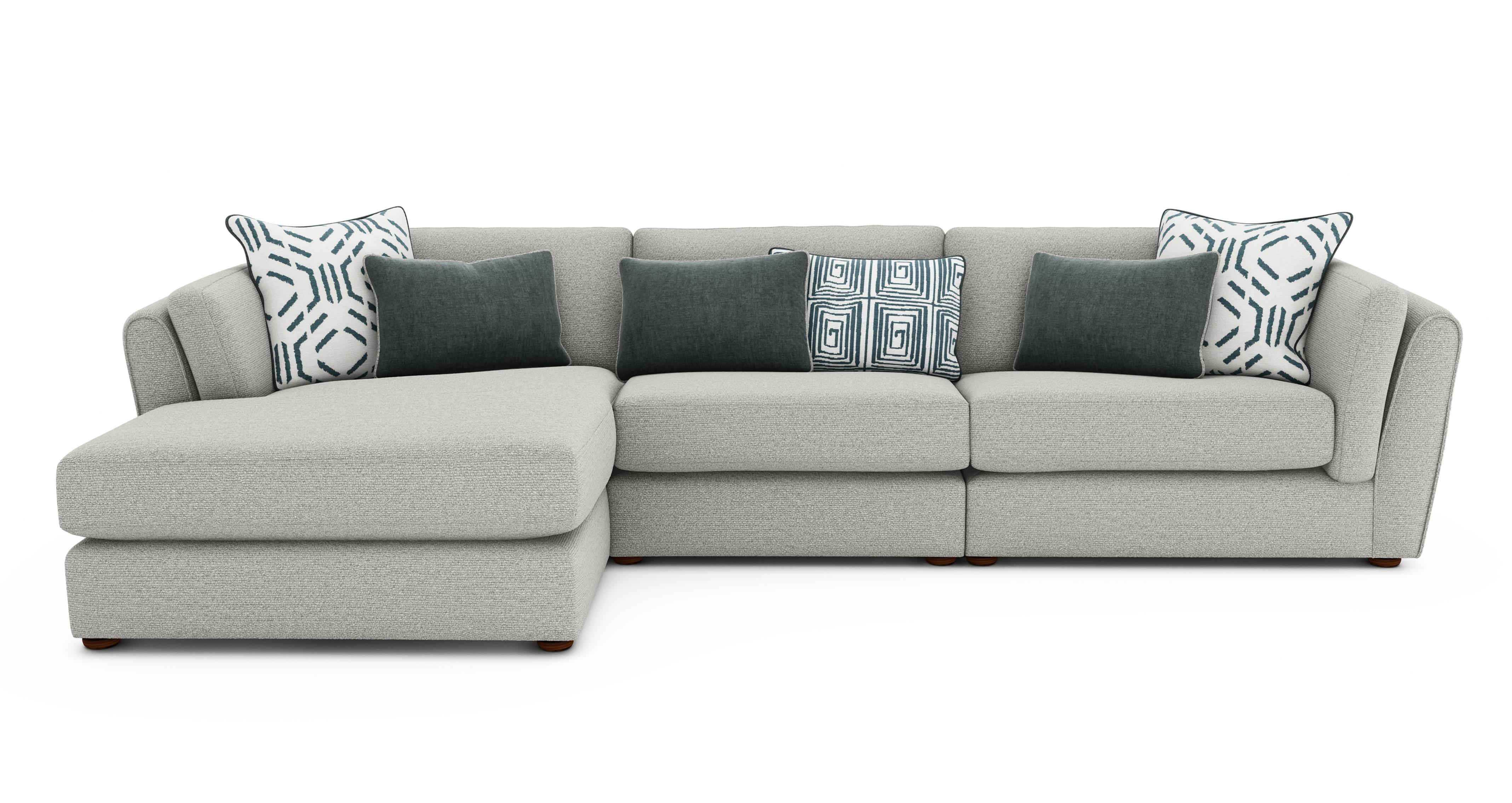 Left Hand Facing Large Chaise Sofa