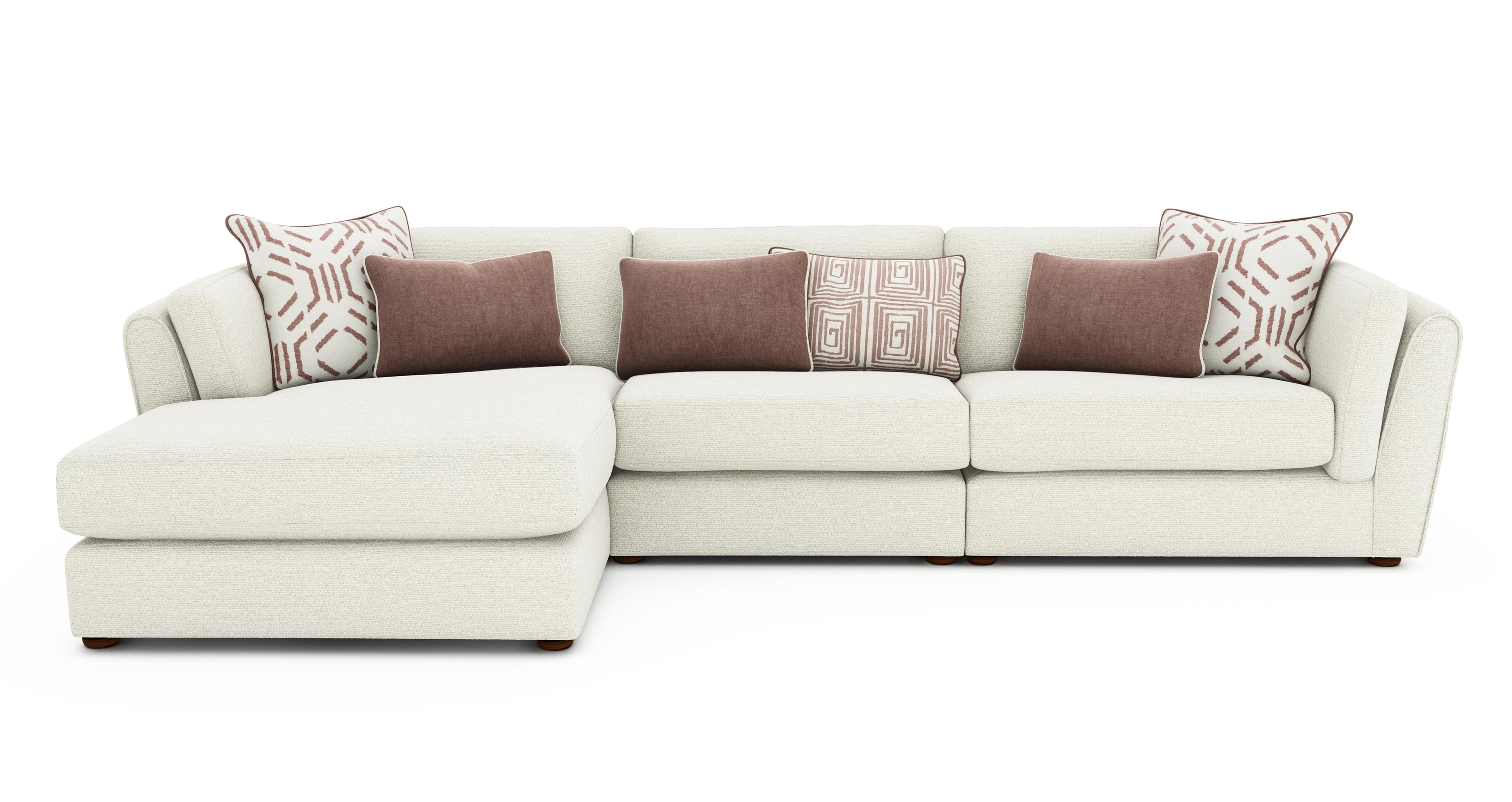 Left Hand Facing Large Chaise Sofa