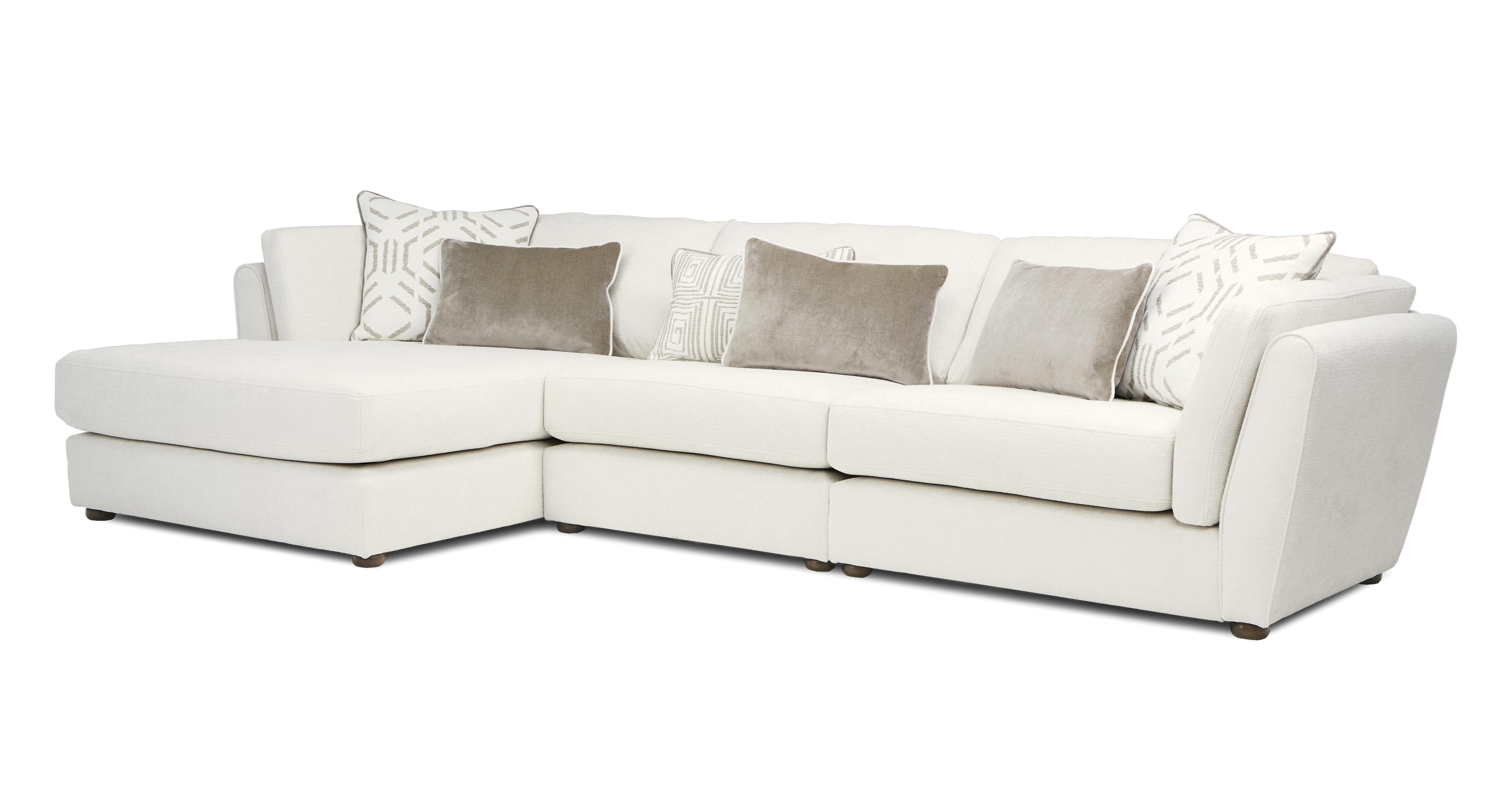 Left Hand Facing Large Chaise Sofa