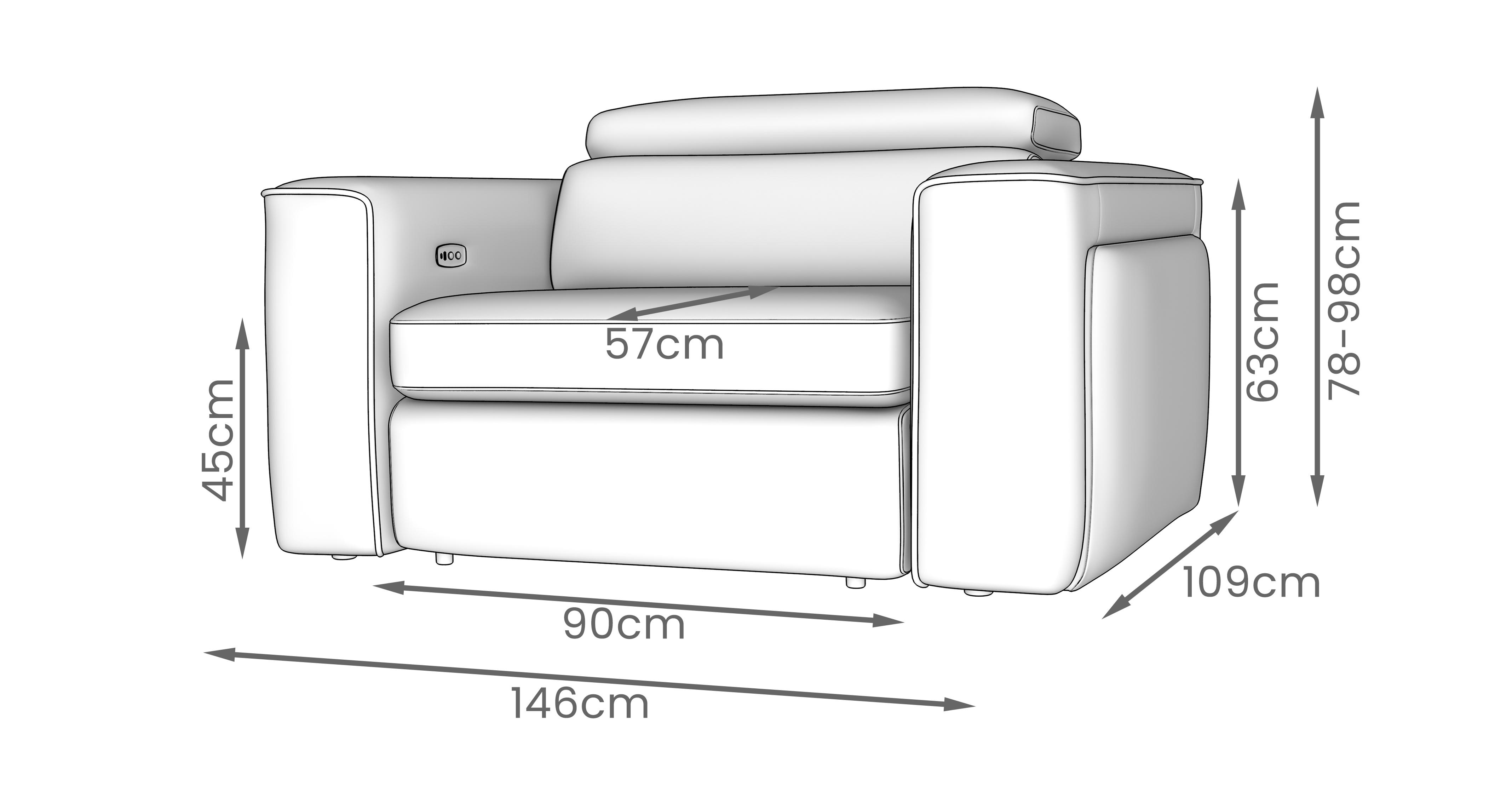 Adalee Motion Chair in Eris Pine